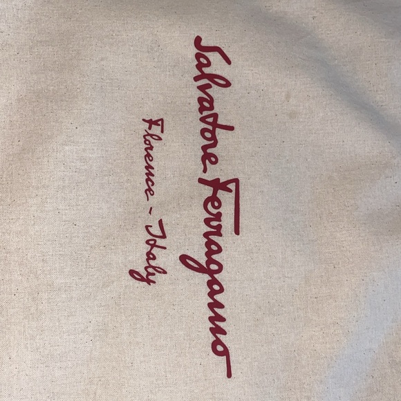Salvatore Ferragamo Florence Italy large Purse Dust Bag 30” x 21” drawstrings - Picture 4 of 14